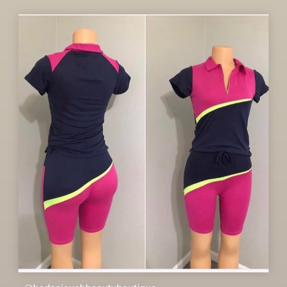 Two piece short set